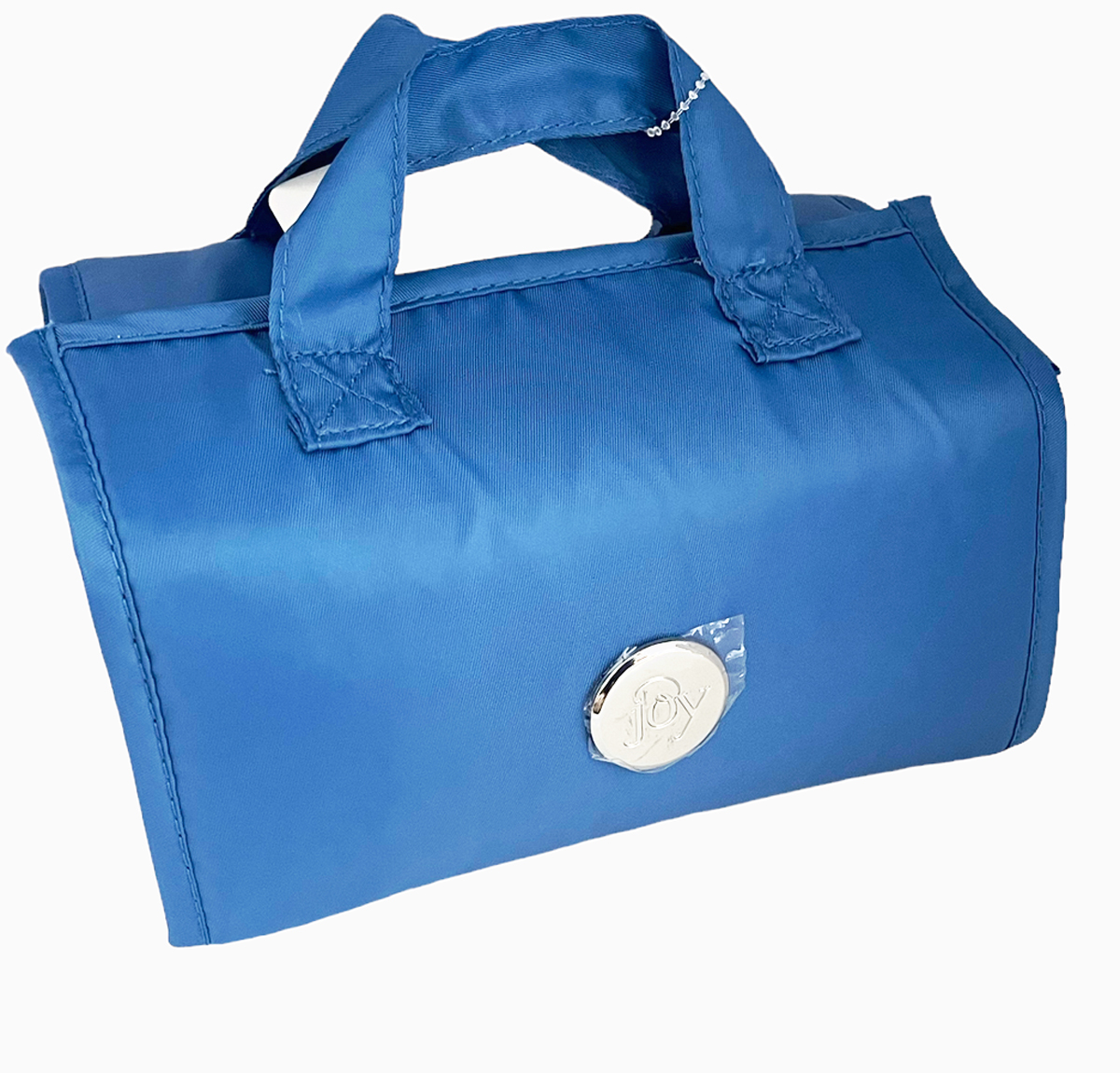 Joy Mangano Medium Better Beauty Case Rollup Organizer Bravo Blue