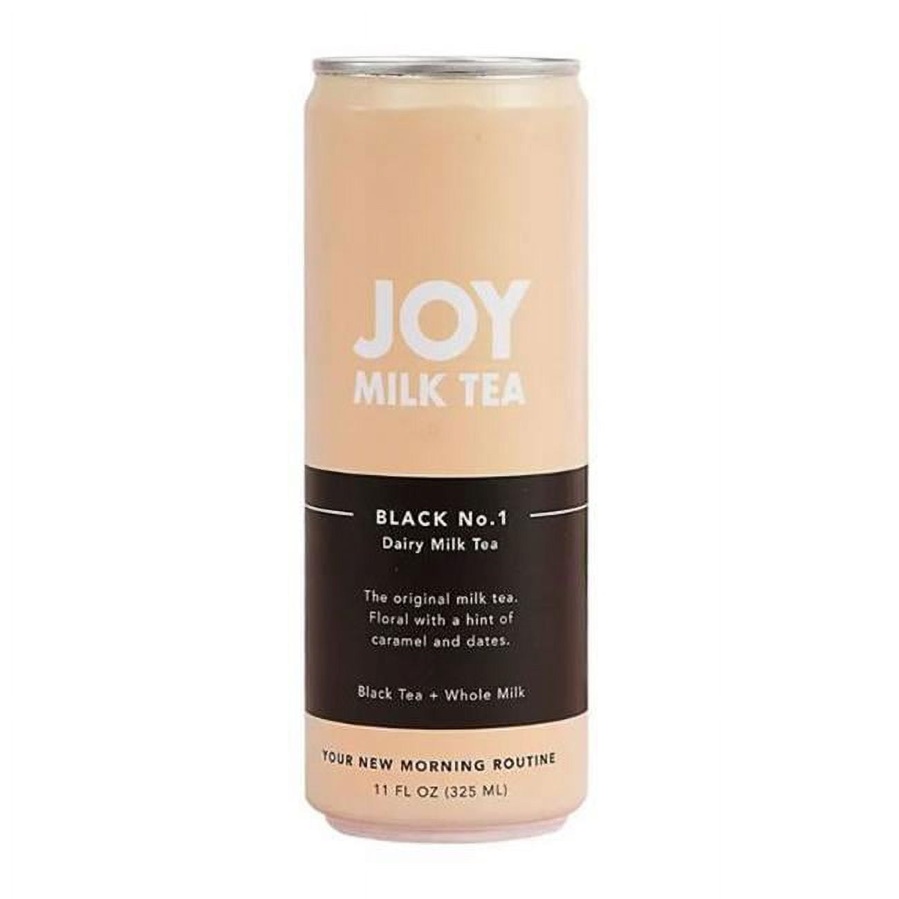 Joy Milk Tea 2204254 11 fl oz Black No.1 Dairy Milk Tea Beverage Pack