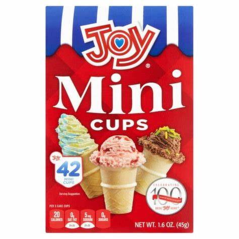 Joy Cone GLUTEN FREE Cake Cone Cups - Gift Pack of 2, 12 ct. Boxes With BONUS, 4 Ice Cream Stickers By Lyza's Sweets & Treats