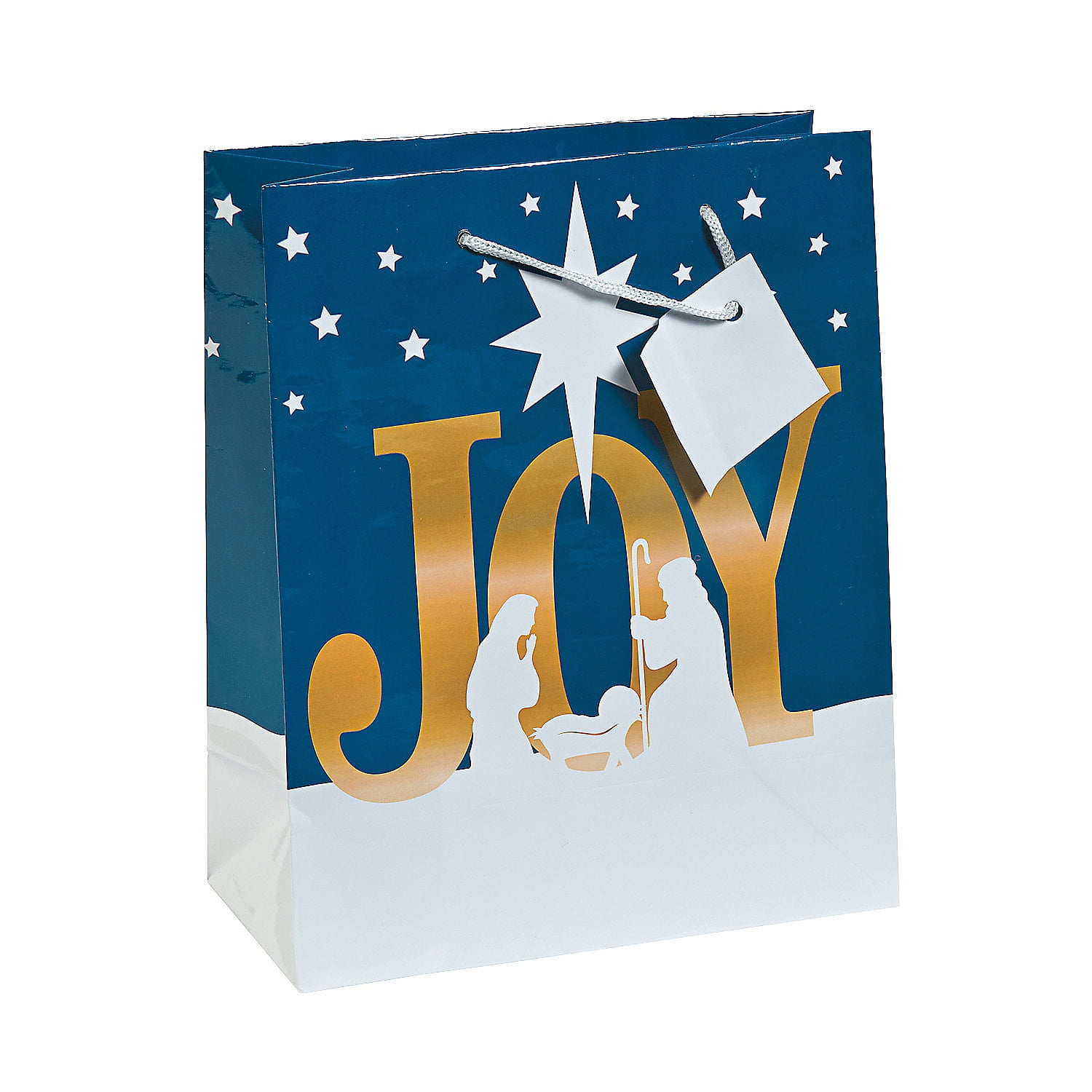 Joy Nativity Gift Bags - Party Supplies - 12 Pieces