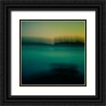 thumbnail image 1 of Joy, Olivia 26x26 Black Ornate Wood Framed with Double Matting Museum Art Print Titled - Green Water, 1 of 4