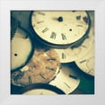 thumbnail image 1 of Joy, Olivia 26x26 White Modern Wood Framed Museum Art Print Titled - Clocks, 1 of 4