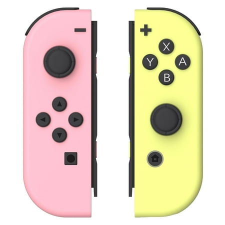 Joy Pad for Nintendo Switch Controller,Game Switch Controller (L/R) Support 6-Axis Gyro - Pink