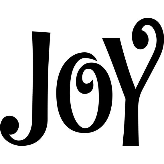 Joy Picture Art Design - Picture Art - Peel & Stick Vinyl Wall Decal Sticker Size : 8 X 10 Inches