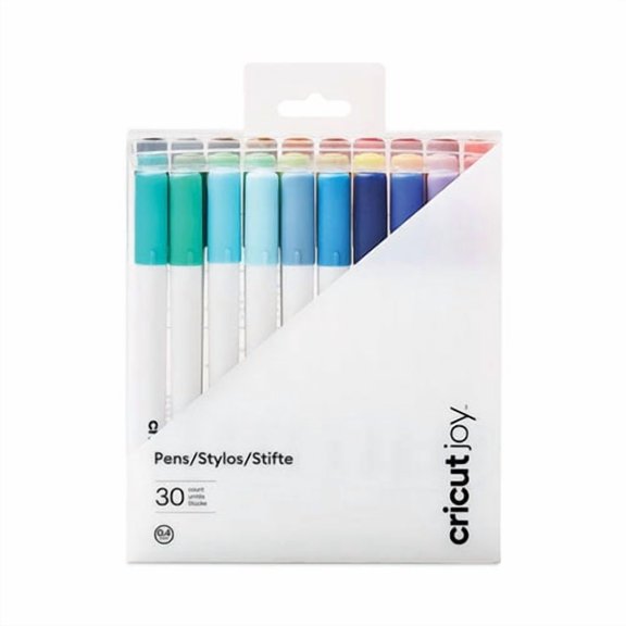 Joy Porous Point Pen, Stick, Fine 0.4 mm, Assorted Ink Colors, White Barrel, 30/Set | Bundle of 2