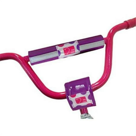 Joy Ride Bike Bumpers, Bicycle Stem And Handlebar Pads - Purple Patent