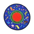 thumbnail image 1 of Walk In Faith 5'4" Round Area Rug In Color Multi, 1 of 1