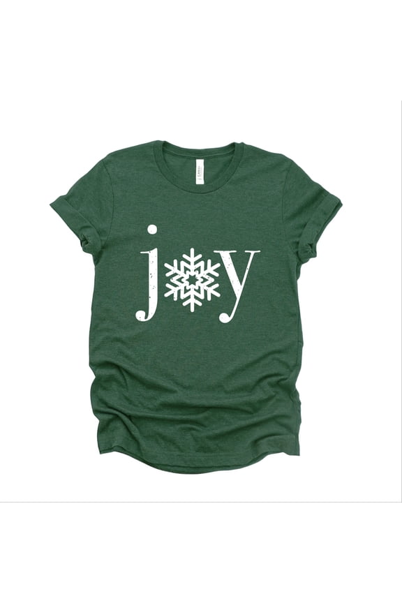 Joy Snowflake - Women's Short Sleeve Graphic T-Shirt