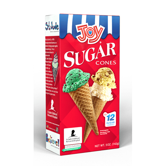 Joy Sugar Cones, 5 oz., 12 Count