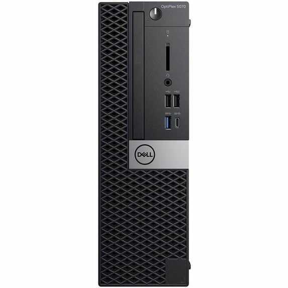 Joy Systems, Dell OptiPlex 5000 5070 Desktop Computer, Intel Core i7 9th Gen i7-9700, 32 GB, 1 TB PCI Express NVMe SSD, Small Form Factor, Refurbished