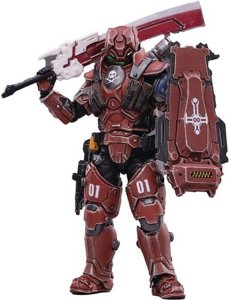 JoyToy - Battle for the Stars - 1st Legion Steel: Red Blade 1/18 Figure, Dark Source Trading, Gifts