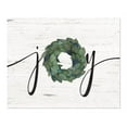 thumbnail image 1 of Joy Wreath Rustic Wood Wall Sign 12x15, 1 of 1