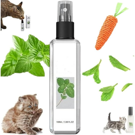 Joy cat Spray, Joy cat Spray for Cats, Cat Phenomenon Spray, Cat Nip Spray for Cats Indoor, Herbal Cat Joy Spray, Cat Anti Scratch Calming Spray, Cat Anxiety Relief (1pcs-100ml)
