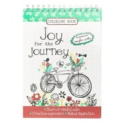 AMYLEE WEEKS Joy for the Journey Wirebound Coloring Book - Hours of mindful calm, Creative Expression, Biblical Inspiration