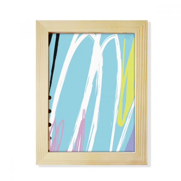 Joy s Art Pattern Desktop Adorn Photo Frame Display Art Painting Wooden