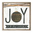 thumbnail image 1 of Joy to The World Rustic Wood Sign 12x12 (Frame Included), 1 of 2