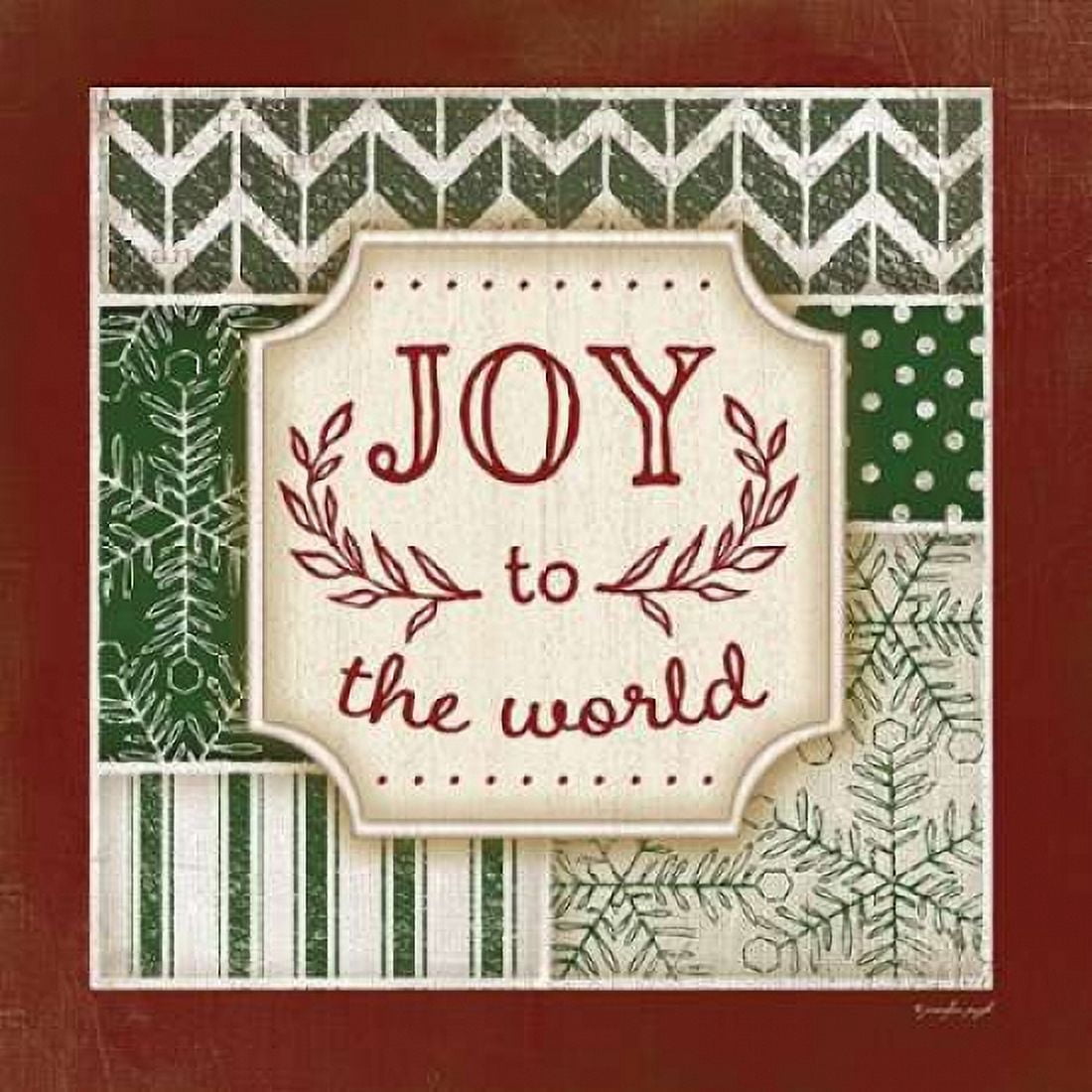 Joy to the World Canvas Art - Jennifer Pugh (24 x 24)