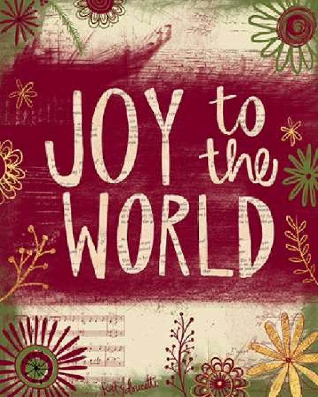 Joy to the World Canvas Art - Katie Doucette (24 x 30)