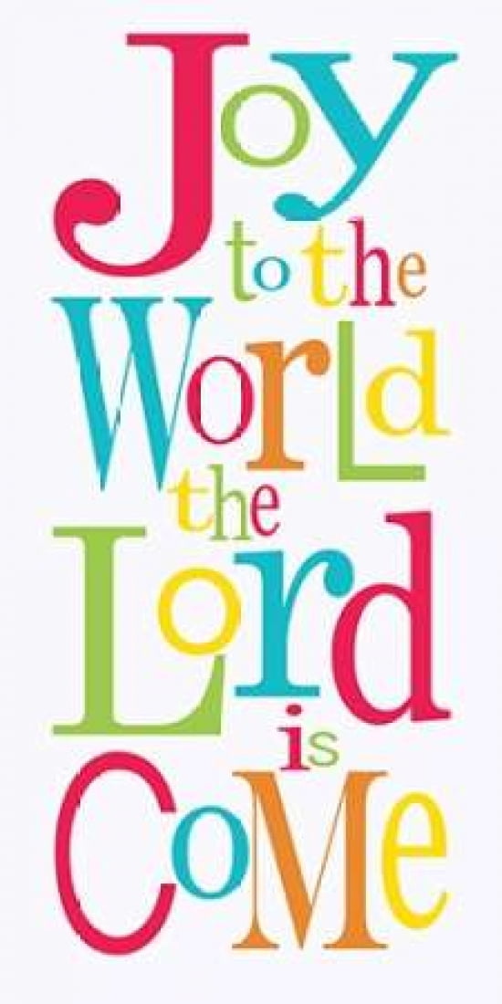 Joy to the World I Canvas Art - Alli Rogosich (10 x 20)