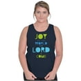 thumbnail image 1 of Joy to the World Lord Has Come Tank Top Tee Shirt Women Brisco Brands S, 1 of 6
