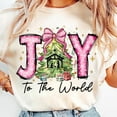 thumbnail image 1 of Joy to the World T-Shirt, Christian Christmas Tee, Baby Jesus Nativity Scene Holiday Shirt, 1 of 5