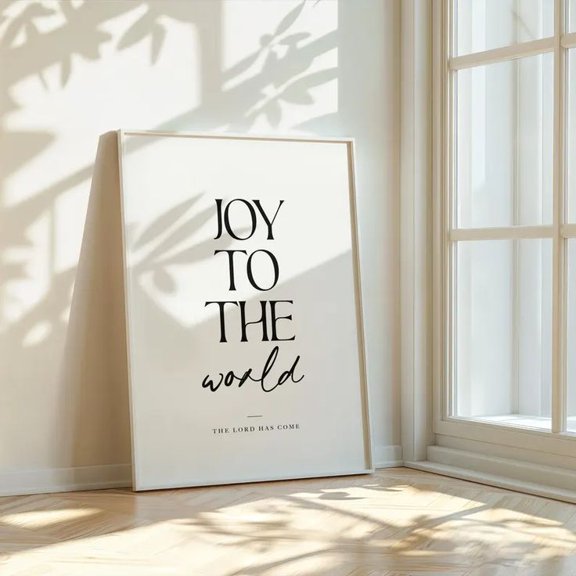 Joy to the world Poster Size 24''x36'' Goldengate