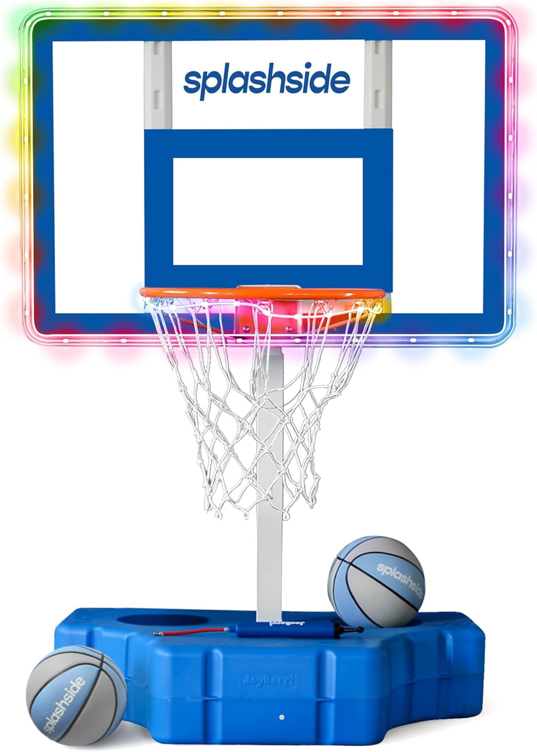 Aro de baloncesto para piscina, juego de baloncesto acuático, juguete