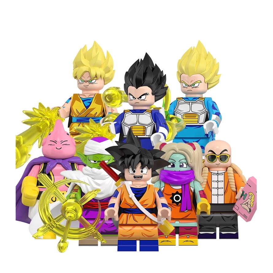 JoyBlox 8Piece Master Roshi Piccolo Buu Building Blocks –