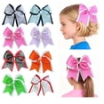 thumbnail image 1 of JoyBowie 8pcs Two-Tone Hair Bows Versatile Hair Accessories for Girls Suitable for Daily Team Styling, 1 of 10