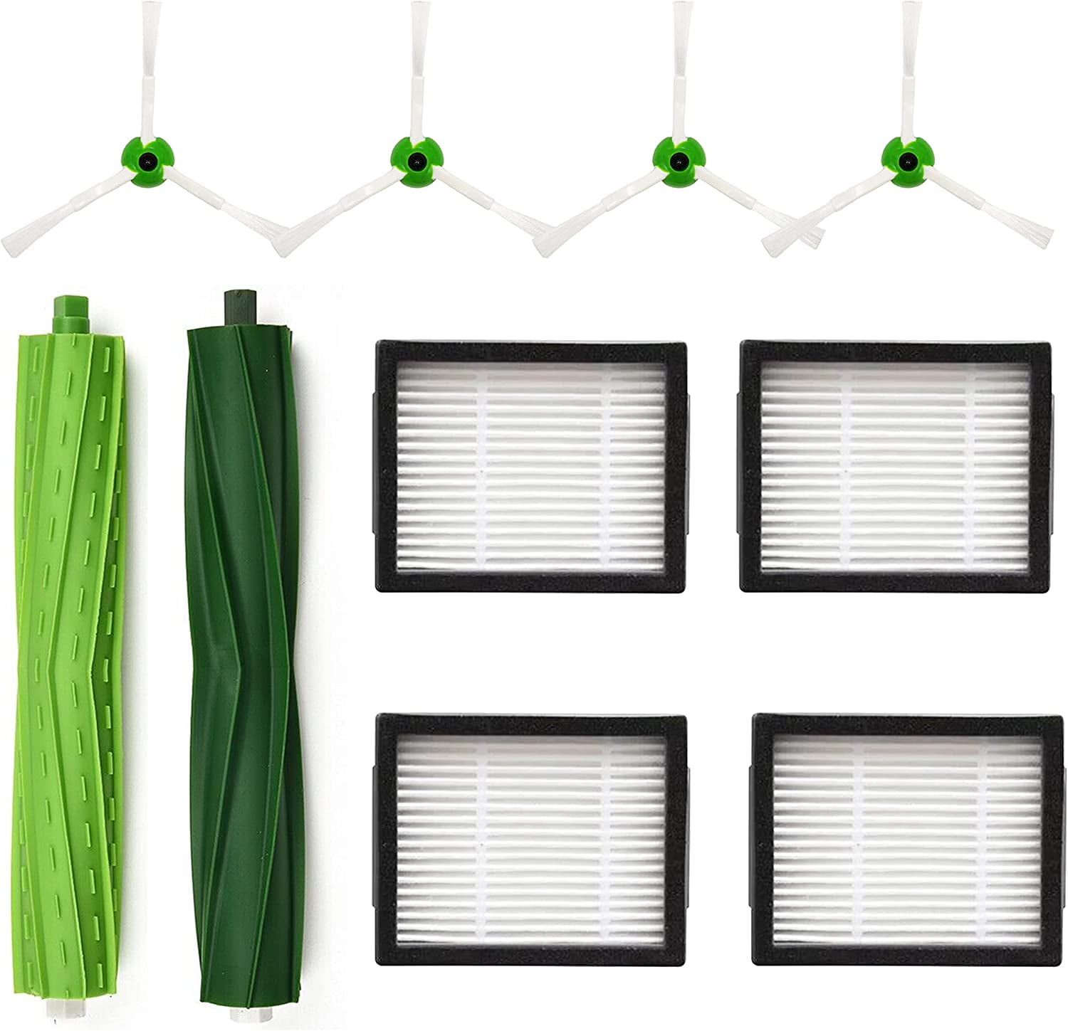 JoyBros Replacement Parts Kit For IRobot Roomba 800 & 900 Series - Includes HEPA Filters, Main Brushes, Side Brushes, Tools