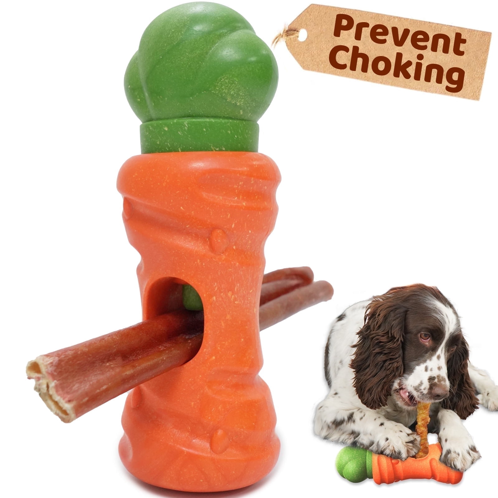 JoyBruko Bully Stick Holder for Dogs - for Aggressive Chewers Treat ...