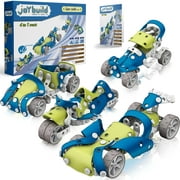 JoyBuild Stem Building Toys for Kids, Fun Creative Set 4 in 1, Stem Construction Building Gift Toys for Boys & Girls Ages 8 To 12 - 166 Pcs