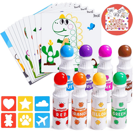 Magic Colors Stamp Markers, Washable, Non-Toxic, Long Lasting, Ultra Clean  Stampers for Kids – Tiny Bold Emoji Stamps, Perfect Art Tool to Use As  Stamps or As Regular Markers (6 Assorted Colors) 