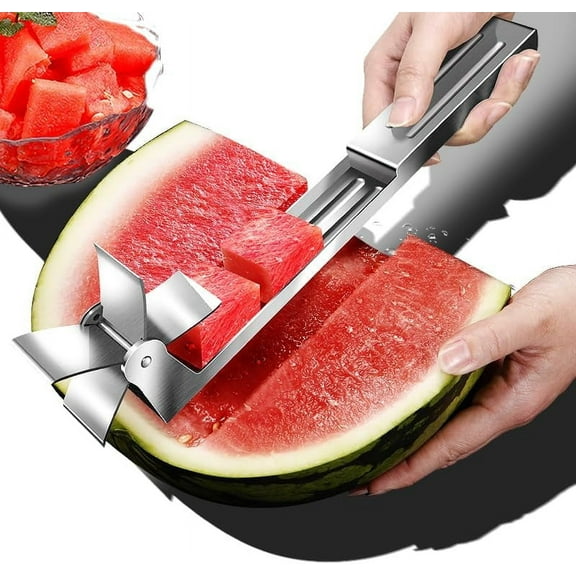 JoyFierce Watermelon Windmill Cutter watermelon cutter slicer tool Slicer 304 stainless steel Fruit knife Watermelon Quickly Cut Tool Kitchen Gadgets with
