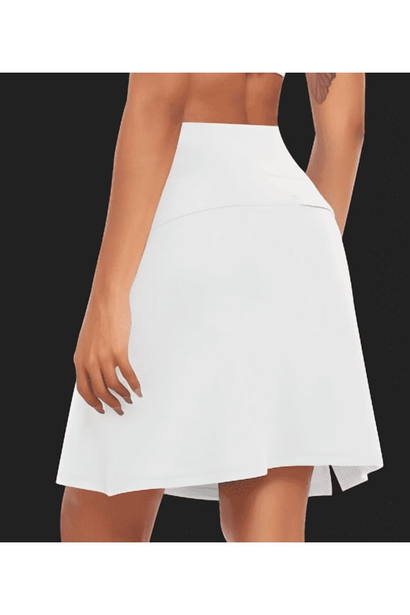 Knee Length Skorts Skirts for Women with Shorts High Waist Golf Skirt 20" Tennis Skirt Athletic Skort with Pockets