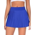 thumbnail image 1 of JoyGirl Pleated Tennis Skirts with Shorts Women Pleated Mini Golf Skorts with Pockets High Waisted Athletic Casual Skirt, 1 of 6