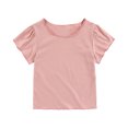 thumbnail image 1 of JoyHoop Baby Girl Blouse Toddler Ruffle T-Shirts Kids Girl Solid Color Tee Casual Tops for Girls, 1 of 9