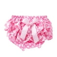thumbnail image 1 of JoyHoop Baby Girls Bloomers Casual Ruffle Shorts Elastic Waistband Tiered Style Bowknot Waist Solid Color Briefs, 1 of 7