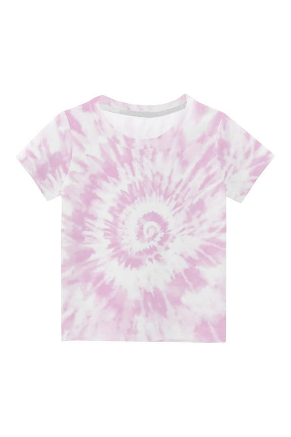 Boys Tie Dye Shirt Size 3-14 Rainbow Tees T Shirts for Kids