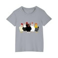 thumbnail image 1 of JoyHoop Chicken Tshirt Girls Cute T Shirts Kids Short Sleeves Country Casual Tee Tops, 1 of 6