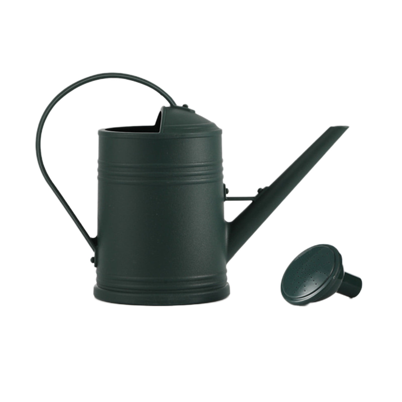JoyHoop Durable 2-Liter Watering Can with Long Spout, Lightweight Green Plastic for Indoor Plants and Gardening, 12.99 x 9.05 x 5.51 Inches