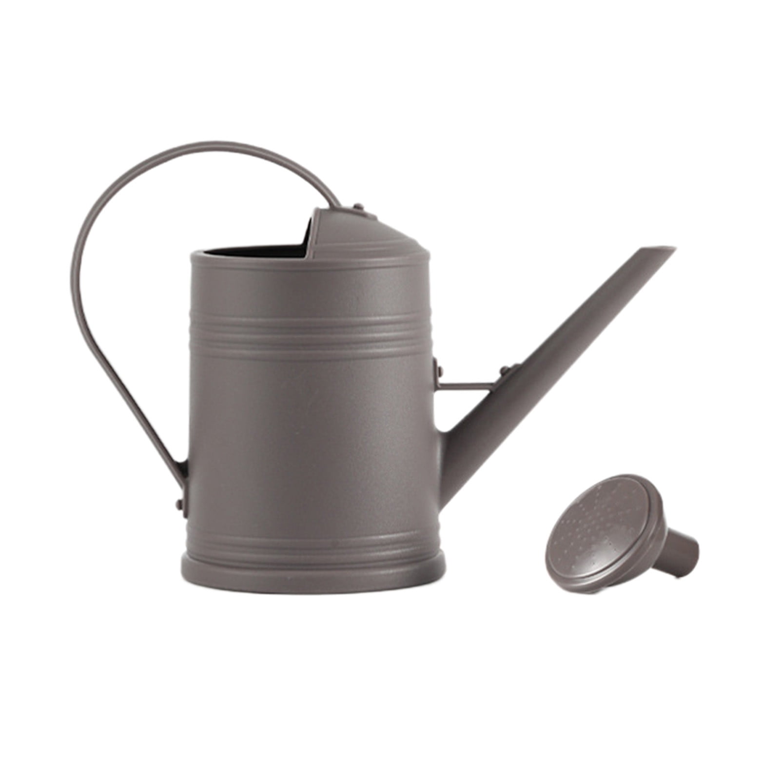 JoyHoop Durable 2L Watering Can with Long Spout, Lightweight Plastic for Indoor Plants and Gardening, Gray