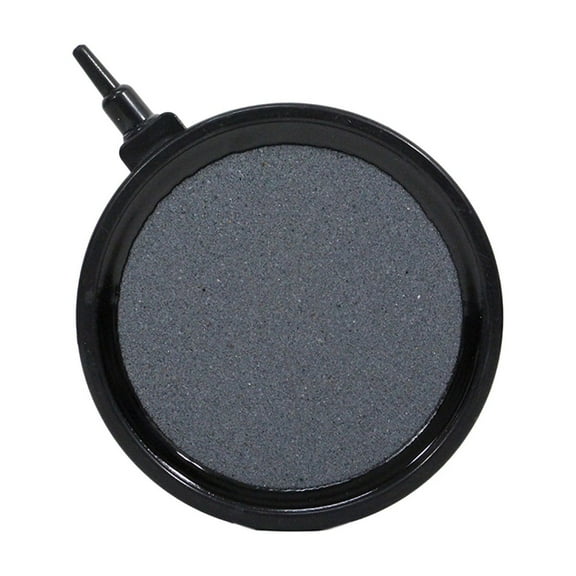 JoyHoop Durable 4.1-Inch Aquarium Bubble Disc Diffuser, Round Gas Stone for Fish Tank and Hydroponics, Black