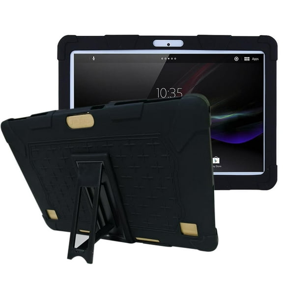 JoyHoop Durable Silicone Cover Case for 10.1-Inch Android Tablet, with Flip Stand Function, Anti-Scratch & Anti-Fingerprint, White