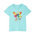 thumbnail image 1 of JoyHoop Girl's Graphic Print T-Shirt Short Sleeve Tees for Kids, 1 of 6