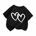 thumbnail image 1 of JoyHoop Girls Casual Tops Crewneck Short Sleeve T Shirts Fashion Outfits 2025 Spring Summer Shirts, 1 of 5