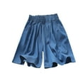 thumbnail image 1 of JoyHoop Girls Denim Jean Shorts Kids High Waisted Denim Stretch Summer Casual Rolled, 1 of 7