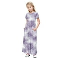 thumbnail image 1 of JoyHoop Girls Maxi Dress Casual Holiday Long Dresses with Pockets 5-14 Years, 1 of 9