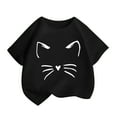 thumbnail image 1 of JoyHoop Girls Short Sleeve T-Shirt Summer New Children'S Top Loose Fashion Short Sleeves Clothes Kids Clothes, 1 of 7