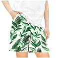 thumbnail image 1 of JoyHoop Girls Summer Elastic Waist Beach Swim Shorts Active Swim Trunks with Pocket, 1 of 4